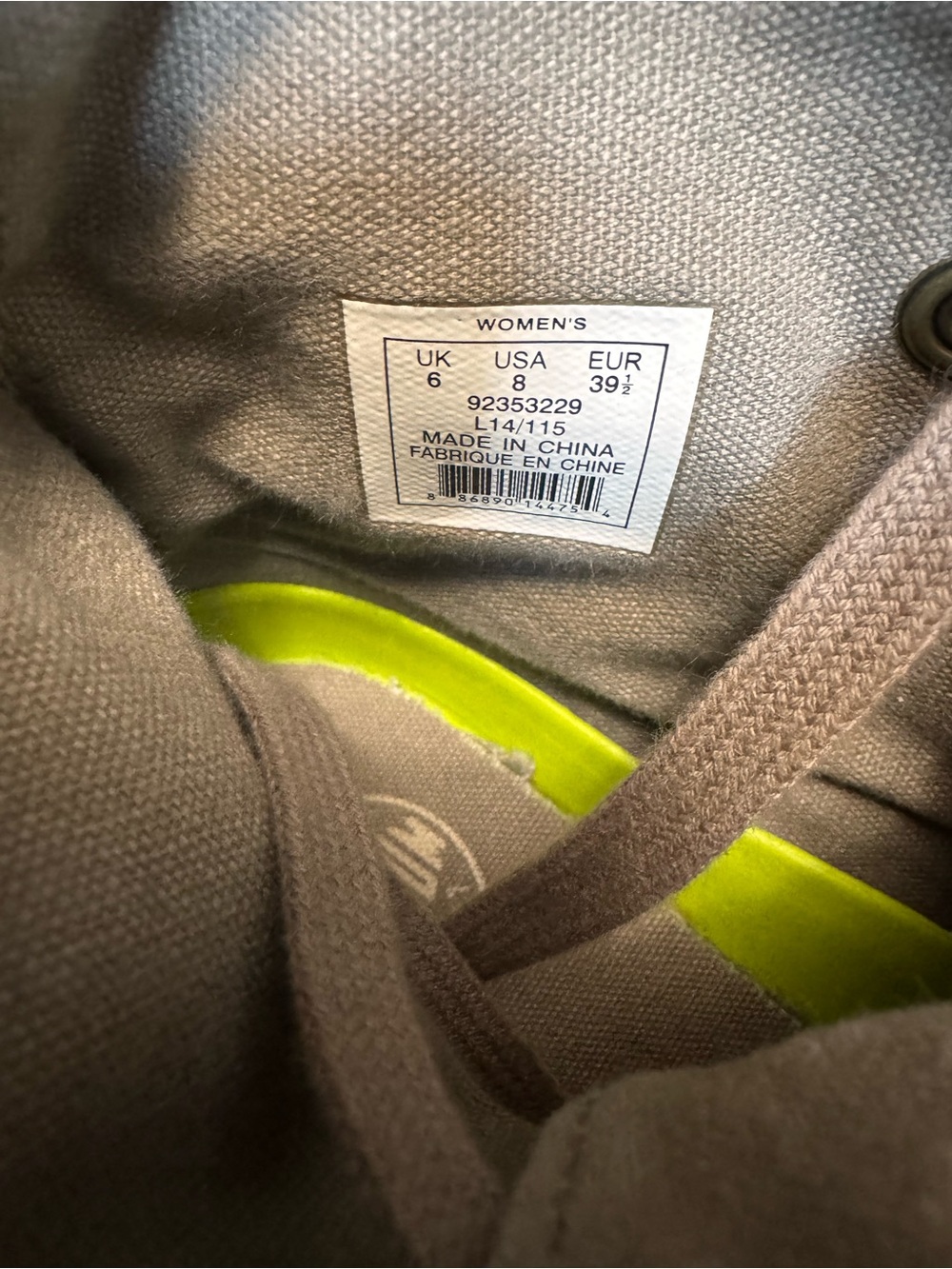 Palladium Khaki + Beige Foldover Boots - Picture 4 of 8